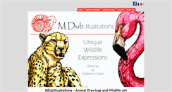 Desktop Screenshot of mdubillustrations.com