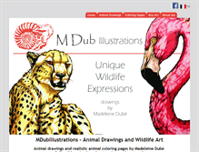Tablet Screenshot of mdubillustrations.com